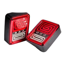 E-mark EU/us Стандартный snale Тип 35 Вт 12 В встроенный светодиод задний фонарь для Wrangler JK 2007- 4x4 4WD Обратный резервного лампы