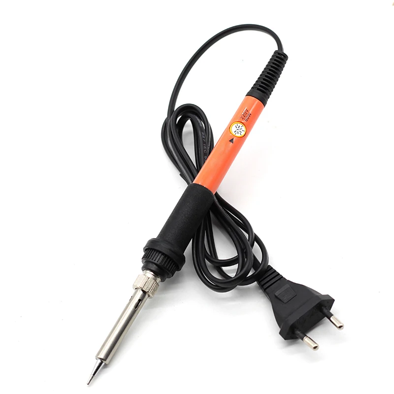 

EU PLUG 220V 60W Electrical Soldering Iron Rework Welding Gun Tool Adjustable Temperature Soldering Station Solder Tip
