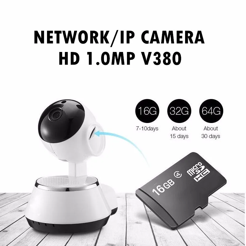 

(1 PCS) Network Camera Baby Monitor Old people Surveillance HD 720P Wireless Night version IR Cut Audio Recorder WIFI panoramic