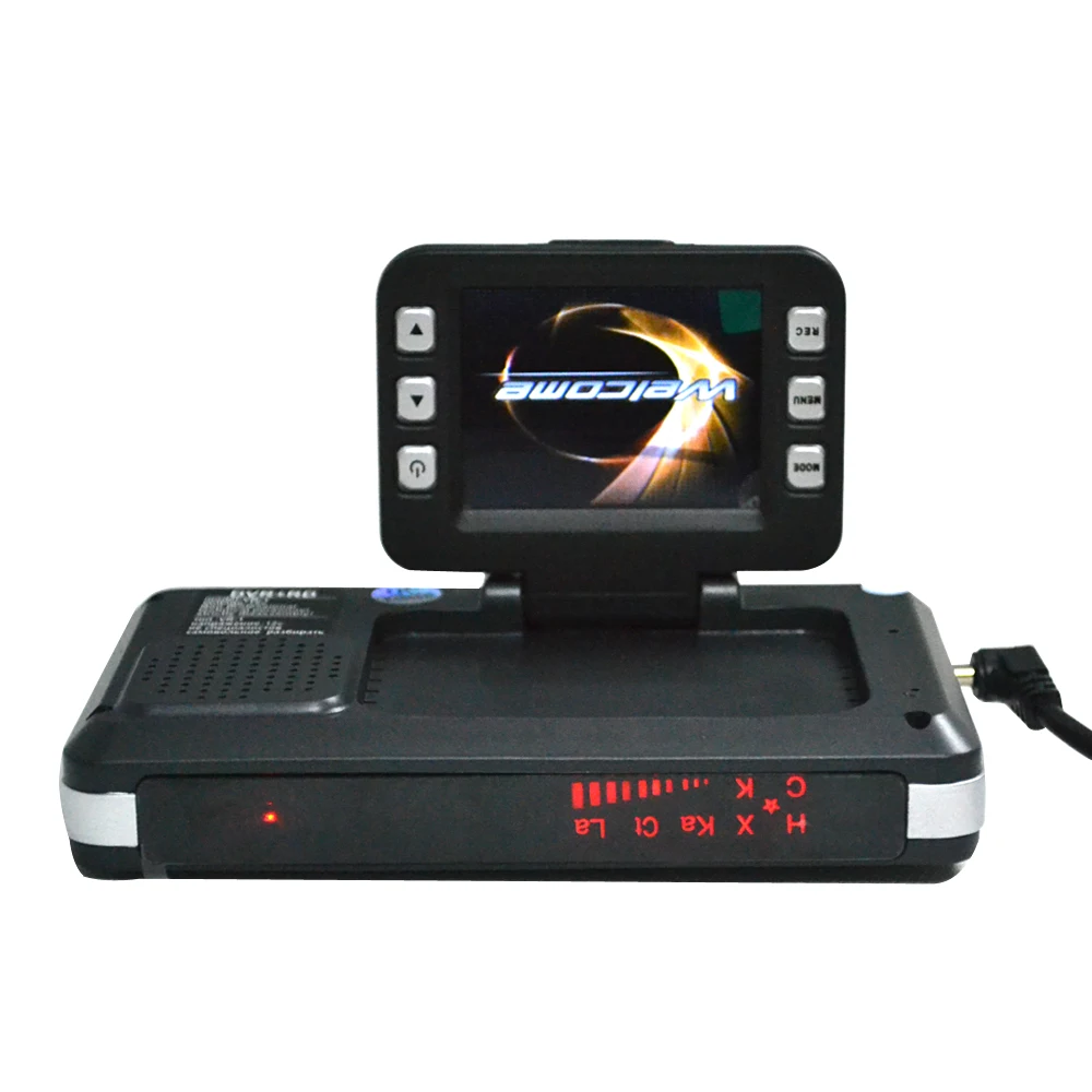 

2 In 1 Multi-Function STR8500 Car DVR Radar Detector HD 720P 120 Degree View Angle,English&Russian