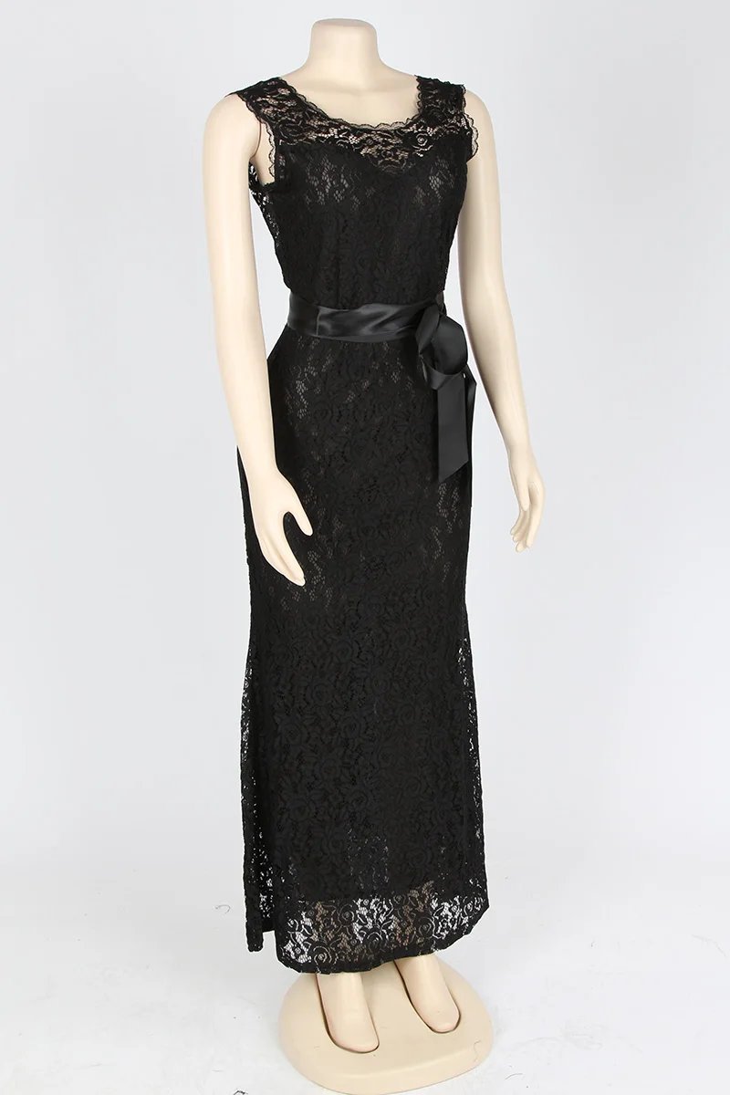 Kostlich Summer Women Long Dress 2017 UK Green Elegant Prom Fashion Casual Ladies Maxi Clothes Evening Party O-Neck Lace Dresses (59)