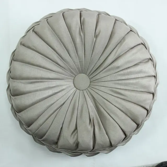 Vezo Home Handmade Round Sofa Decorative Satin Cushions Plush Vezo Home Handmade Round Sofa Decorative Satin Cushions Plush Pillows Throw Pillow Chair Seat Floor