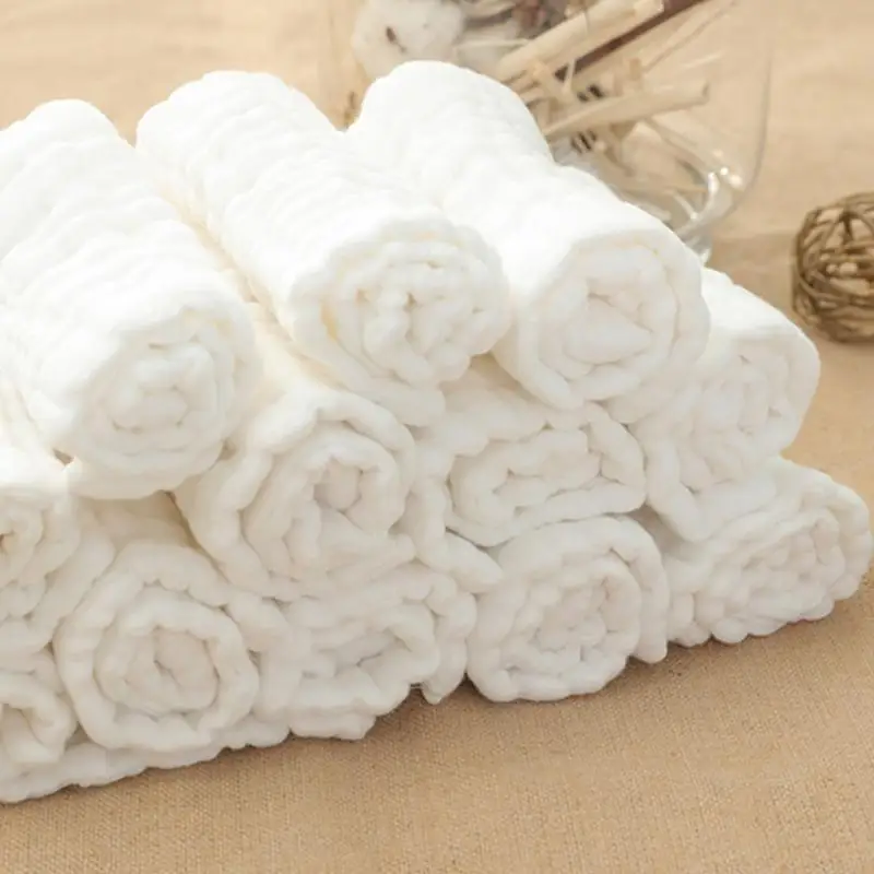 1PC White Baby Bath Towel Soft Cotton Baby Infant Newborn Bath Towel