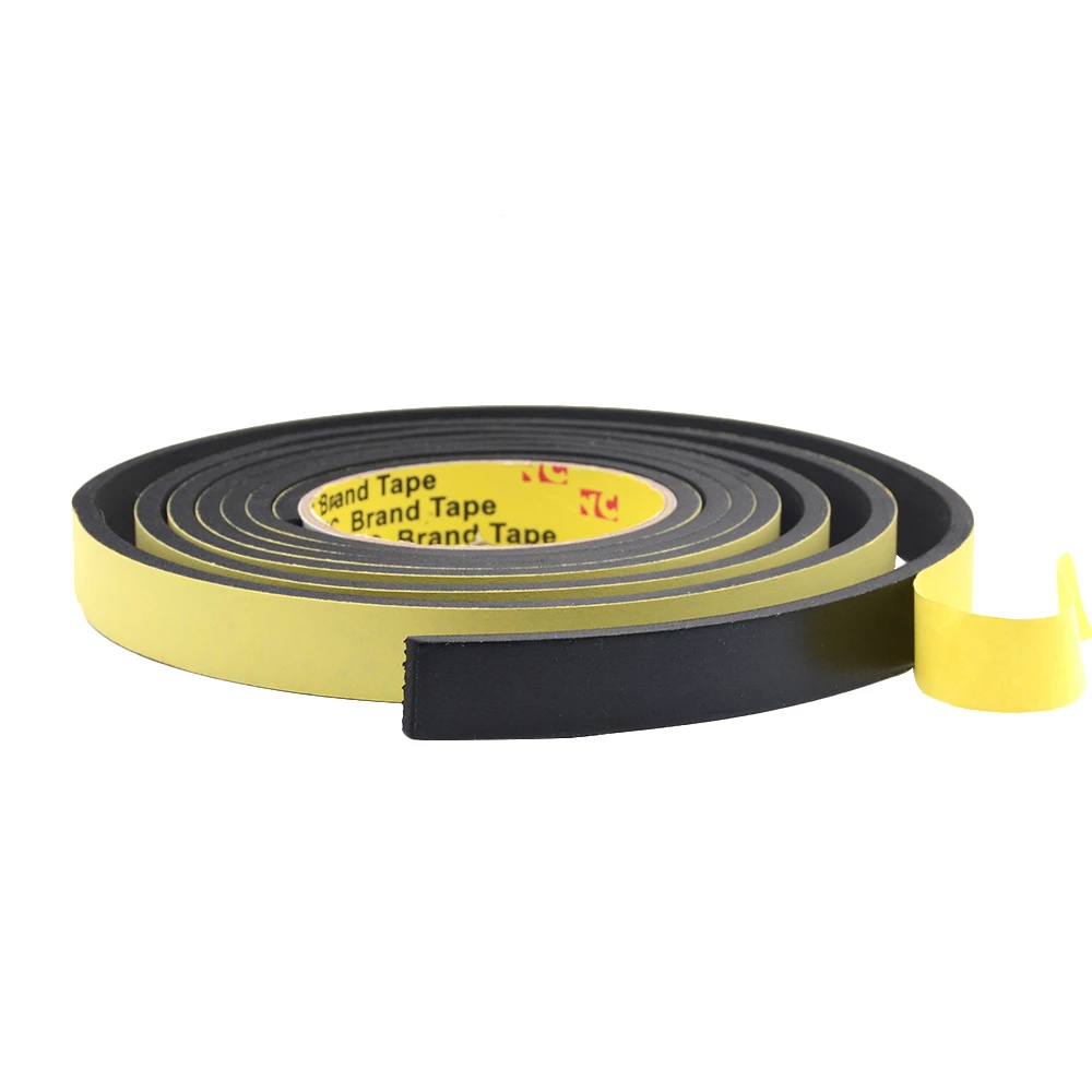 Foam Seal Strip Black Adhesive Weather Strip Foam Tape High Density Foam Tape 32.8 Feet Long X 4 Inch Wide X 0.039 Inch Thick