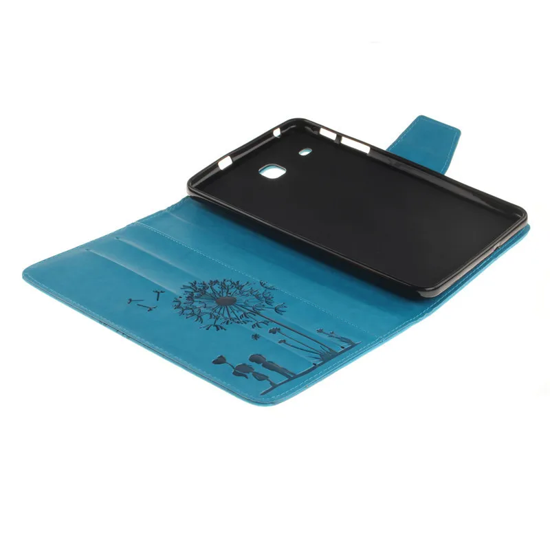 Lovers Dandelion For Samsung Galaxy Tab A 7.0 Case T377 SM-T377 Tablet Cover PU Leather +Soft TPU Flip Wallet Stand Embossing  (9)