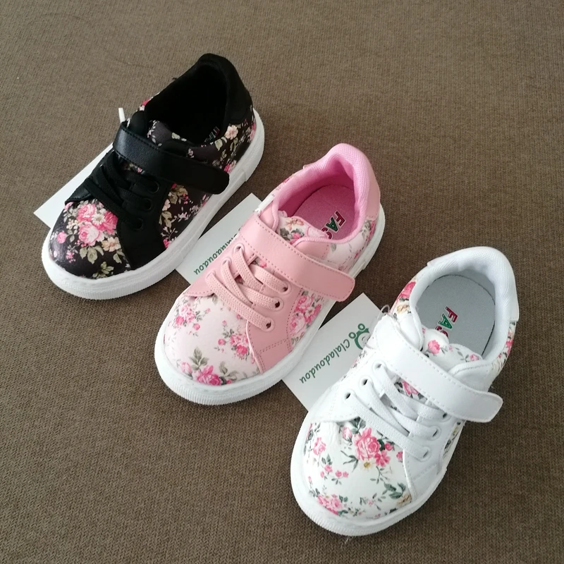 Sapatos de Bebê para Meninas Sapatos da Menina do Bebê Macio da Criança Macio Preto Sapatos Casuais Flor Infantil Branco Recém-nascidos Primeiros Caminhantes 0-3y 6 Cheap Primeiros caminhantes