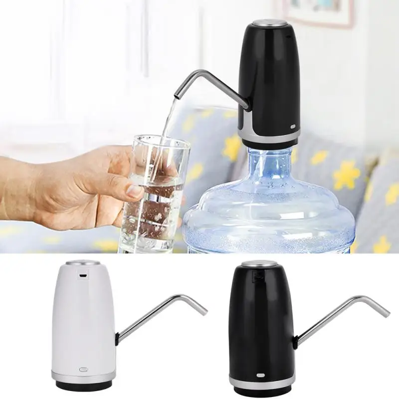 

Portable Bottled Water Pump USB Rechargeable Dispenser for Home Kitchen Office Drinking Bottles Drinkware Tools For Sports/Camp
