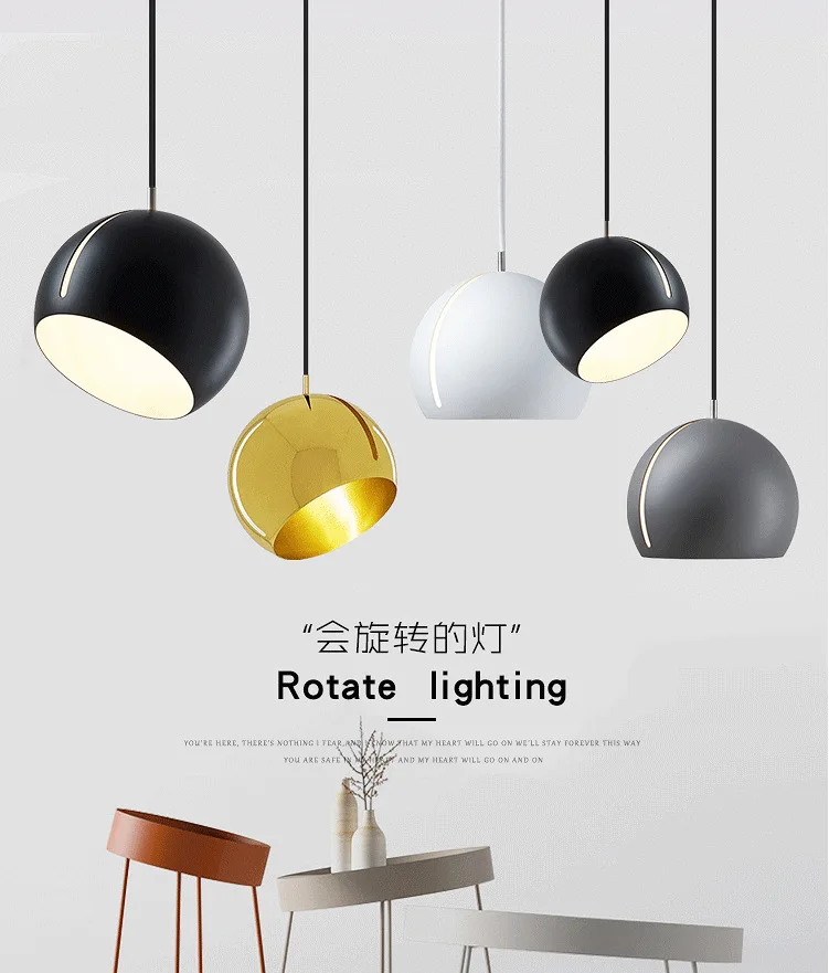 

Nordic single head pendant lamp droplight,vintage iron lamp bedroom dining room cafe restaurant aisle retro loft pendant light