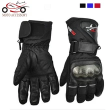 Pro biker Cycling Motorcycle Gloves Winter Warm Waterproof Windproof Protective Sports Racing Gears Accessories Guantes luvas