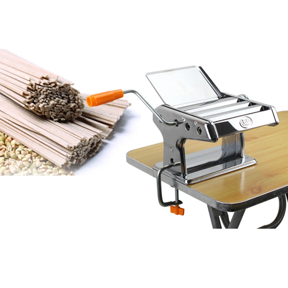

Portable Handmade Press Pasta Stainless Steel Craft Polymer Clay Rolling Machine Press Household Noodle Machine