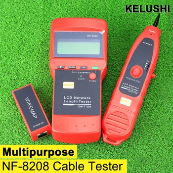 

NF-8208 Multipurpose LCD Display Network LAN Cable Tester Cable Continuity Tester inspection Wire Tracker tester