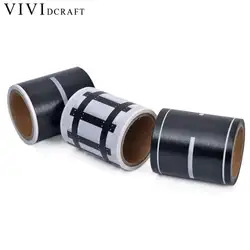 Vividcraft 1x 50,8 мм * 5 м железная дорога васи лента шириной Творческий дорожного движения клейкой ленты клей дорожно для детей инструментов