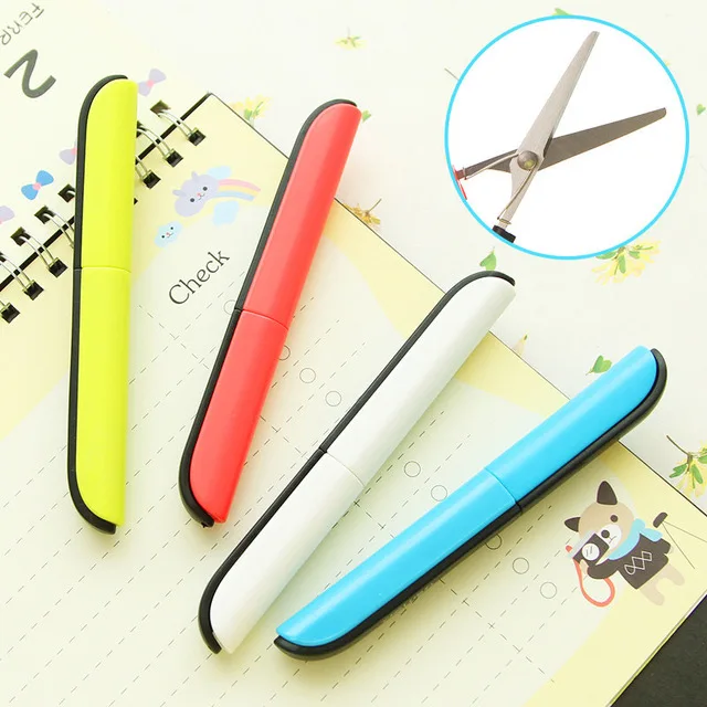 

Student Kid Fold Scissor Paper cut Office Safe School Home Art Child preschool photo Stationery Blunt Tip protect portable DIY