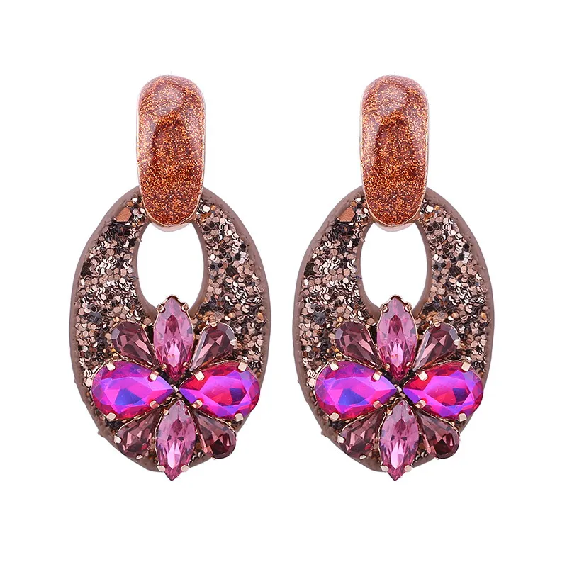 Earrings Brown