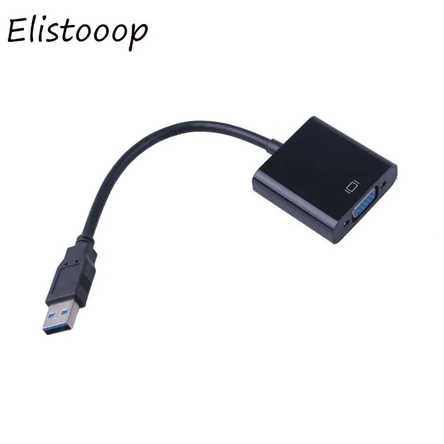 Переходник USB 3 0 в VGA внешний преобразователь видеокарты HD 1920x1080p для Windows ноутбука
