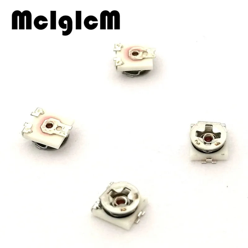50pcs 3 3 Trimpot Trimmer Potentiometer variable resistor 500 1K 2K 3K ohm