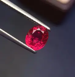 Гр Сертифицированный 2.04ct Unheat с натуральным красным Рубином кровь голубей красный Цветные камни россыпью Руби свободные камни