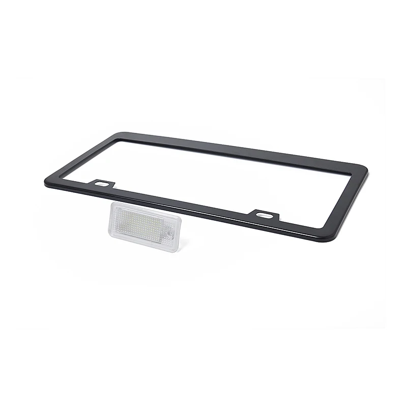 

For Audi A3 S3 A4 S4 RS4 A6 A8 S8 Q7 RS6 LED License Plate Light Frame Kit + License plate light Replace Tool Repair Kit