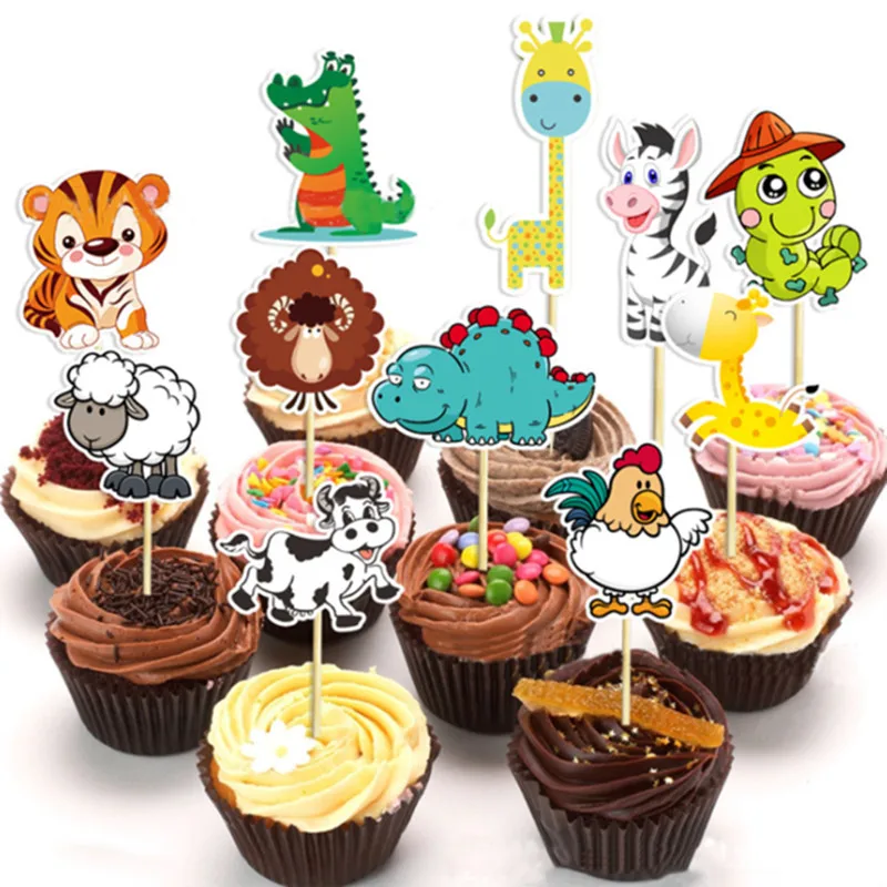 11-pcs-set-Kawaii-new-Multicolor-Safari-Jungle-Animal-Cupcake-Toppers-Picks-Kids-Birthday-Cake-Decor.jpg_640x640_
