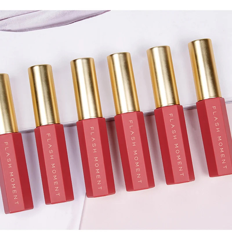 

Pudaier Brand Velvet Matte Makeup Korean Matt Lip Stick Long Lasting Waterproof Liquid Lipstick Moisturizing Rich Color Tint Lip