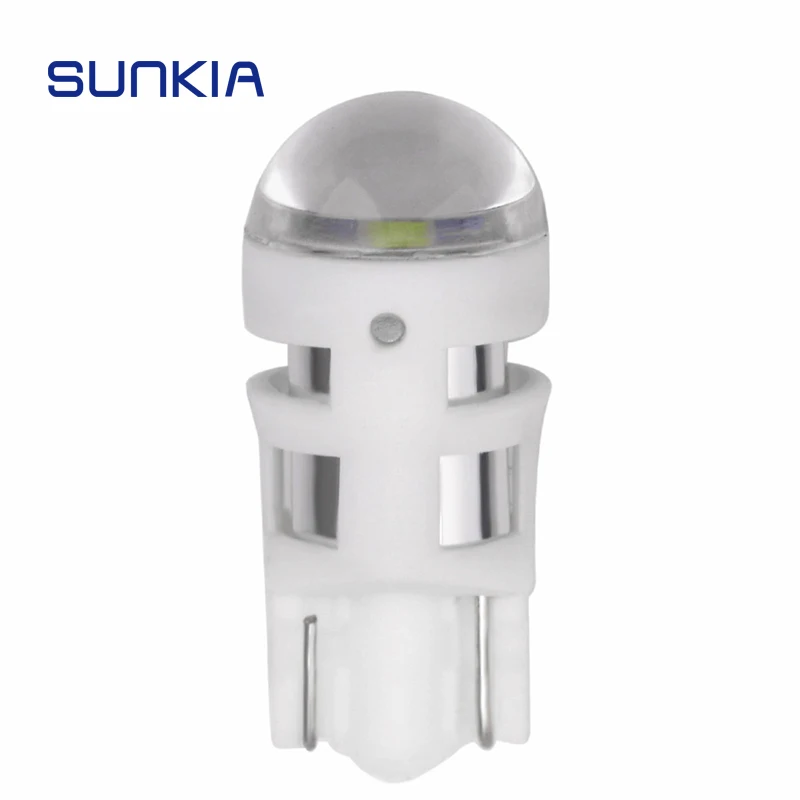 1 шт. суперъярсветодиодный Светодиодная лампа SUNKIA T10 W5W для автомобильного чтения