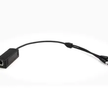10/100 м кабель-Сплиттер POE. Совместимость с IEEE802.3at. DC12V Выход
