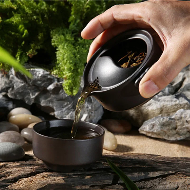 150 мл Yixing чайный горшок чашки наборы Zisha посуда для путешествий|drinkware|drinkware mug |