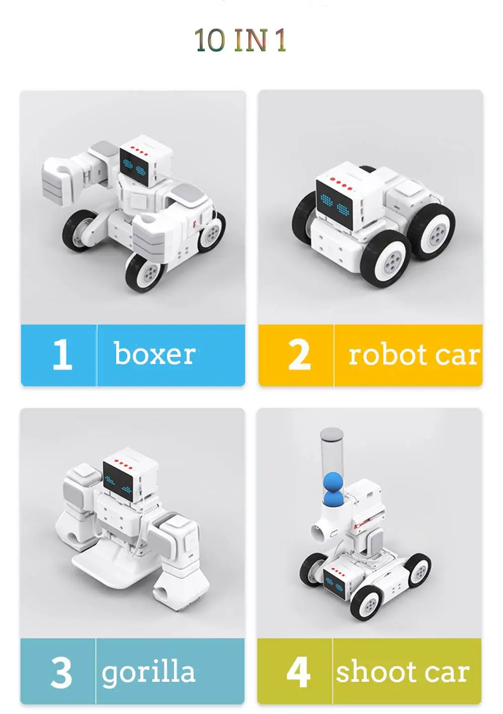 10 в 1 Makeblock Паровая карта RC робот программируемый Обучающий Набор Робот Игрушки