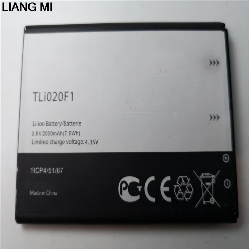 

TLI020F1 cellphone battery For TCL J720T J726T Alcatel One Touch Pop 2 5042D C7 7040 OT-7040 OT-7040Dwith phone holder for gift