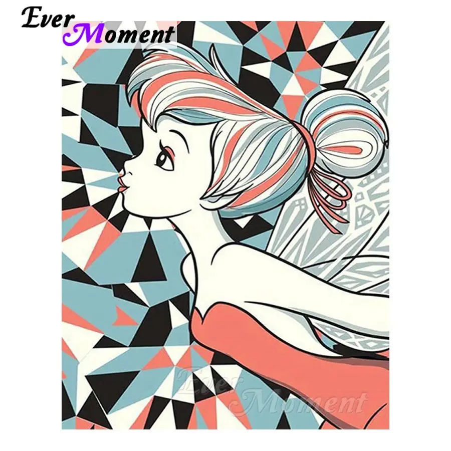 

Ever Moment Diamond Painting Younger Girl Character Beautiful Handmade Diamond Embroidery Picture Mosaic Rhinestone S2F116