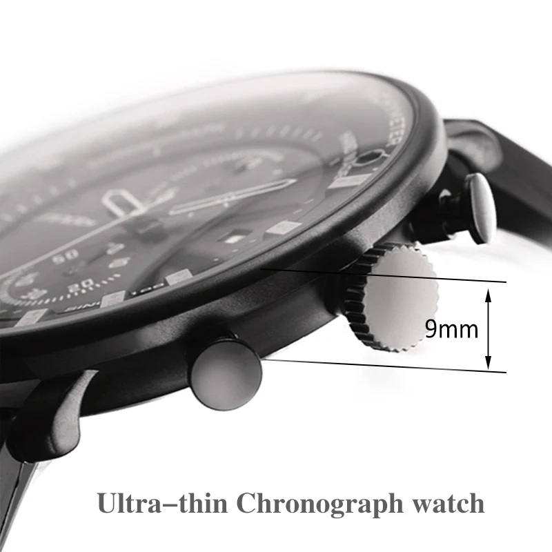 

SINOBI Star Wars Ultra Thin Chronograph Mens Wrist Watches Rubber Watchband Brand Males Military Sports Quartz Watch Men 2018