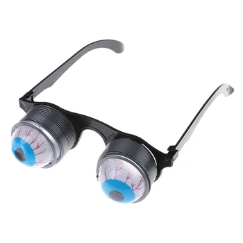 

1Pc Horror Funny Game Drooping Spring Eye Ball Glasses Gag Toy for Making Jokes with Friends April Fool's Day