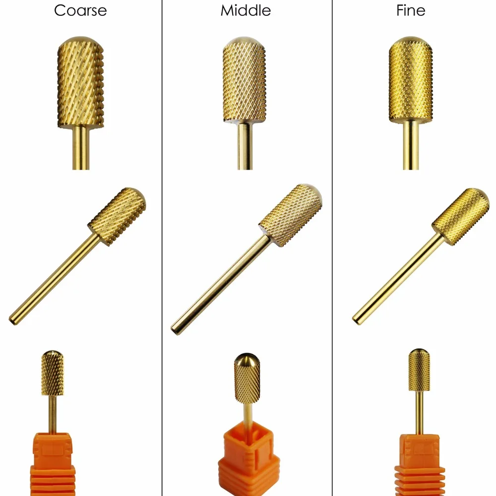 

Large Barrel Smooth Top Bit -Nail Drill Bit for Nail Art Electric Nail Drill Manicure Machine -Nail Bit