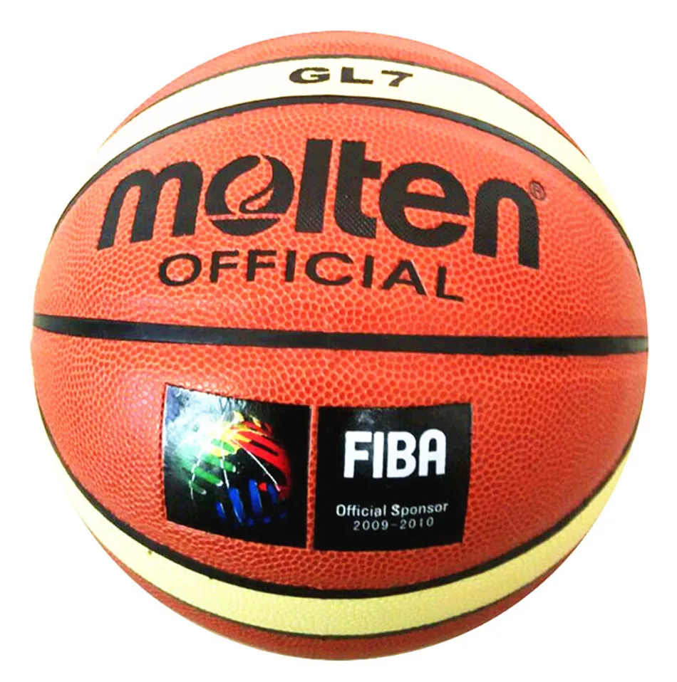 Бесплатная Доставка Расплавленный Баскетбол GL7, Size7 баскетбол, ПУ Materia, 1 шт./лот Бесплатно с шаровым насосом + сетчатый мешок + 2 шт. контакты