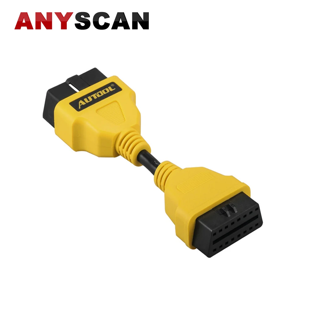 AUTOOL OBD OBD2 удлинитель 16 PIN 14 см автомобильный диагностический кабель Разъемы