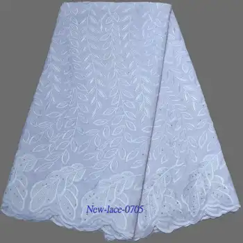 

100% Soft Cotton Voile Lace Swiss Lace Latest 2019 High Quality Swiss Voile Lace in Switzerland For Wedding Dress n01