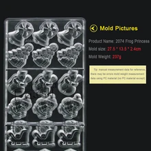 BAKEST в форме снеговика шоколадная форма пластиковый материал DIY Инструменты для выпечки