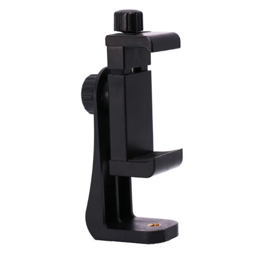 360 Degree Rotation Tripod Mount Holder Cell Phone Stand Bracket Clip