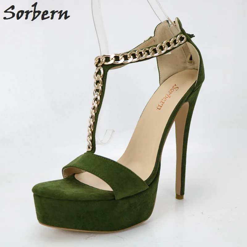 trendy platform heels