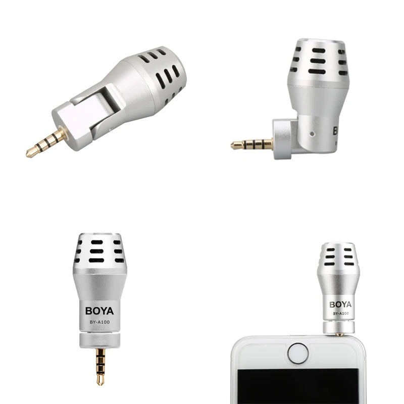 Всенаправленная конденсаторный микрофон телефона для iPhone 6 6S 5 5s Ipad iPod touch samsung S6 htc