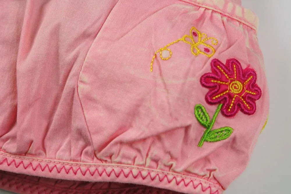 Лето 90-115 подростков детский две стороны цветы вышитые Карманы Короткие желтый и зеленый цвета розовый бутон юбка мини милые детские одежда MH 2323