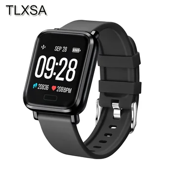 

Smart Bracelet Sports Fitness Tracker Bluetooth Waterproof Blood Pressure Measurement Wristband Men's Smart Clock For Android