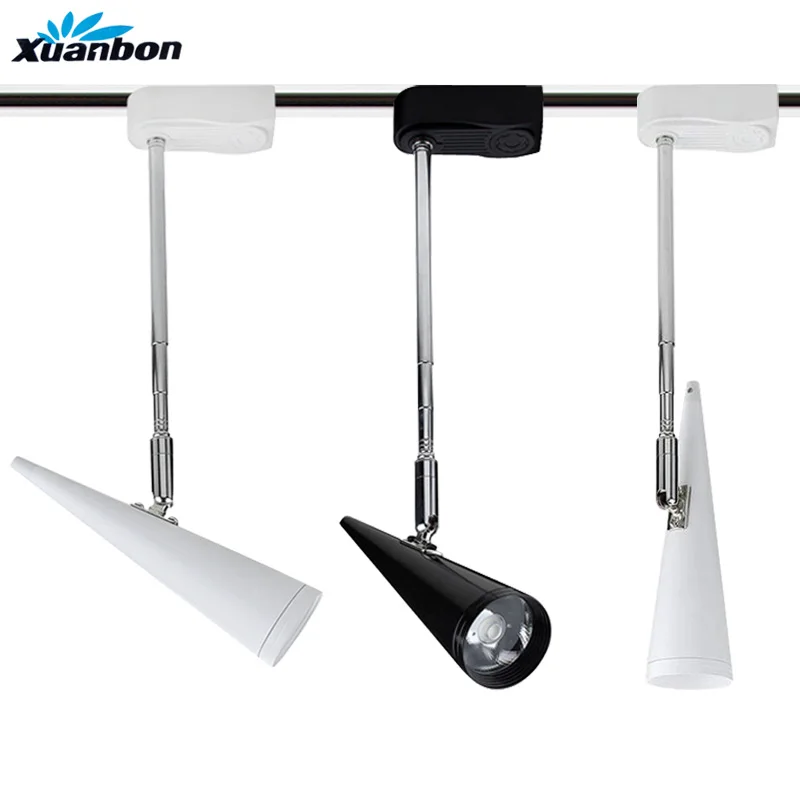 

Dimmable LED COB Track light 5W 7W 10W 12W Ceiling Rail Track lighting Spot Rail Spotlights Replace Halogen Lamps AC220V 110V