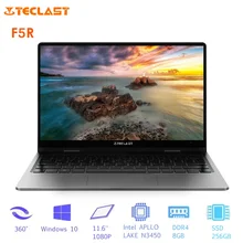Ноутбук Teclast F5R 11,6 дюймов FHD ips Windows 10 Intel APLLO LAKE N3450 четырехъядерный 1,1 ГГц 8 Гб ОЗУ 256 ГБ SSD ноутбук с сенсорным экраном