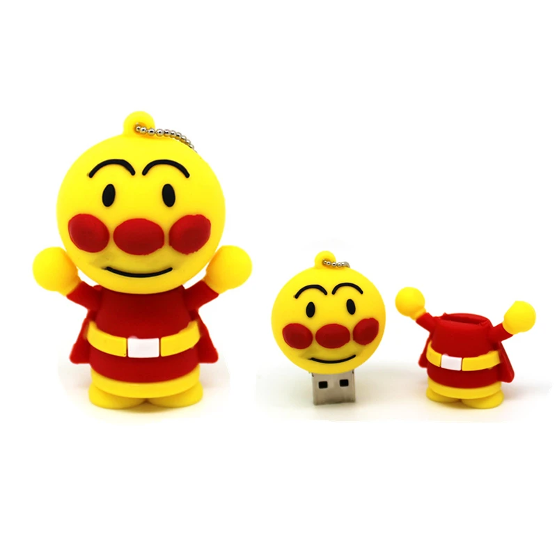 Usb флеш накопитель Anpanman с милым мультипликационным принтом аниме Хлеб Супермен