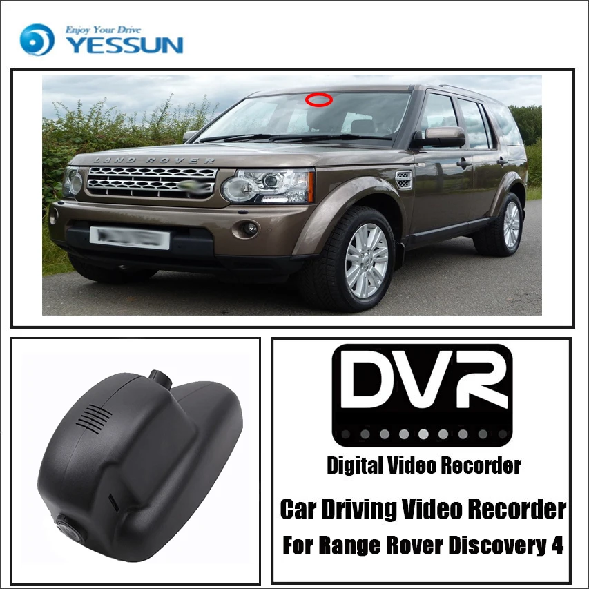 

YESSUN for Range Rover Discovery 4 Car Driving Video Recorder DVR Mini Wifi Camera Dash Cam Original Style