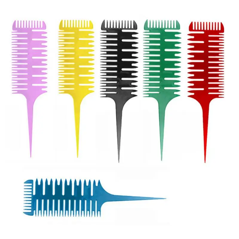 

Beauty Salon Professional Fish Bone Shape Hair Comb Hair Dyeing Sectioning Comb Hair Tool For Styling Tools Hair Dye Comb