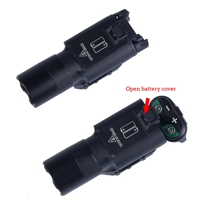 Tactical X300U Ultra Flashlight LED Weapon Pistol Gun Light with 20MM Rail for Airsoft Hunting (13)