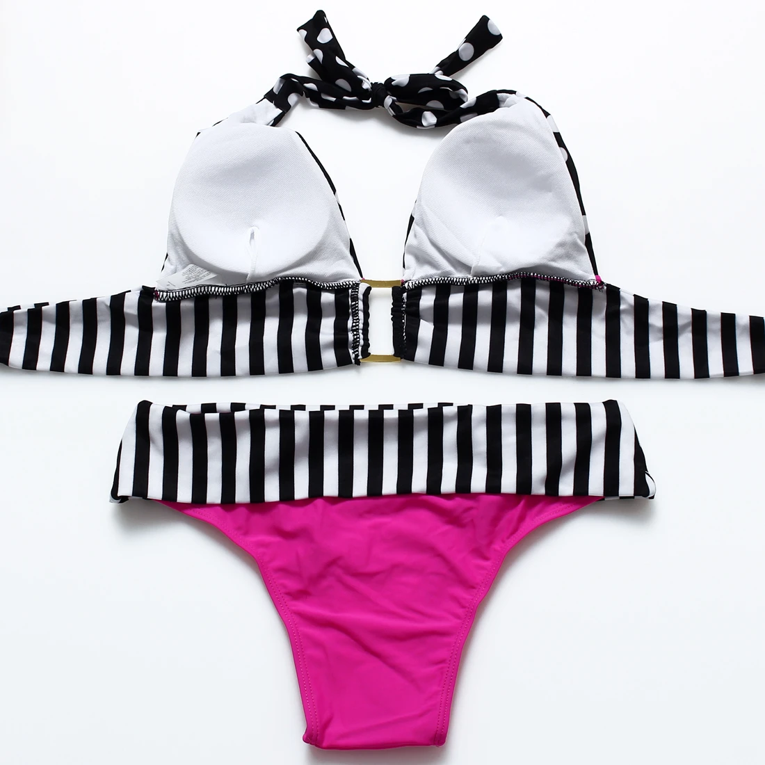 Kaufen JABERAI Bademode Frauen Sexy Bikini 2019 Brazilian Bikini Set Strappy Halter Badeanzug Push Up Badeanzug Domaillot De Bain