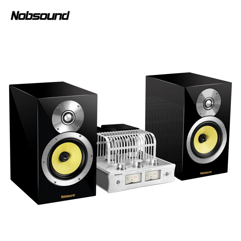

Nobsound TAP-DM5 Wood 120W 1 Pair 6.5 inches Bookshelf Speakers 2.0 HiFi Column Sound Home Professional speaker DVD Player HDMI